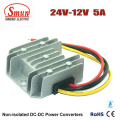 Convertisseur DC-DC 24VDC à 12VDC 5A 60W étanche IP68